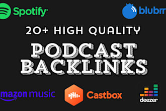 make podcast backlinks for your website SEO
