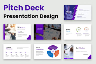 design, redesign  pitch deck, medical, business powerpoint presentation