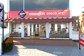 render your commercial interior and exterior perfectly