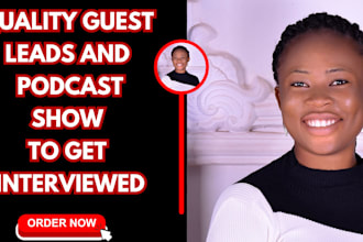 research quality guests to interview for your podcast show