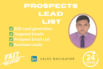 do targeted b2b lead generation, valid email from linkedin