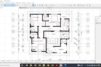 turn your sketches to floor plan on archicad