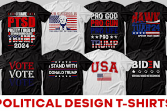 create political design t shirts for you