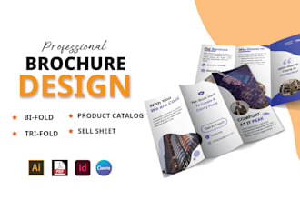 design flyer, bifold, trifold, brochure, product catalog, sell sheet, lookbook