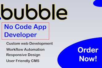 make complex workflows, API integrations, webhooks, automations in bubble io
