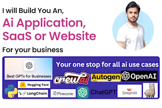 create ai saas, ai app, ai website for your business