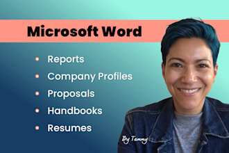 format and design professional ms word documents, reports and proposals