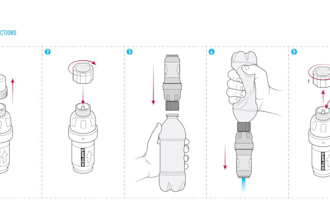 draw instruction manual for your product within 24hours