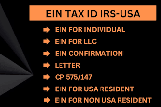 get your ein tax id for llc or individual from irs in 24h
