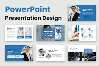 design professional powerpoint presentation, business, medical, educational