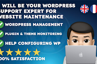 be your wordpress support expert for website maintenance