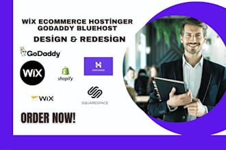 wix ecommerce hostinger godaddy bluehost hostgator squarespace website stanstore