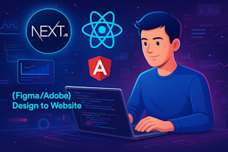 be your professional next js, react js or angular developer