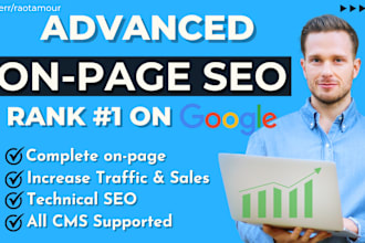 do advance on page optimization and monthly SEO service to boost rankings