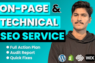 provide onpage optimization and technical SEO service