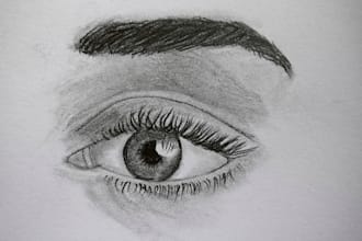 draw realistic pencil sketch or artistic concept art