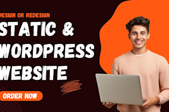 update your static website and wordpress website