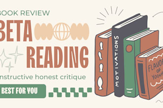 beta read, critique, and analyze the novel