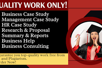 do finance, economics, business and hrm case study