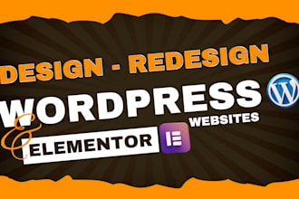 create, design, redesign, clone, build or rebuild wordpress website