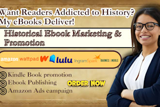 be your historical audiobook promotion, wattpad ebook marketing, biography book