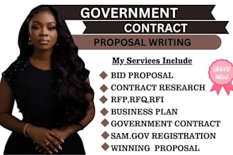 write winning rfp contracts, bid proposals, rfq, grants proposal, business plan