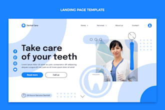 develop a dental website home care website medical website fitness portals