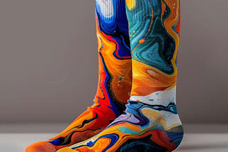 design a unique socks design for your brand