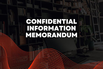 build teasers, confidential information memorandum