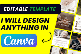 design anything using canva pro