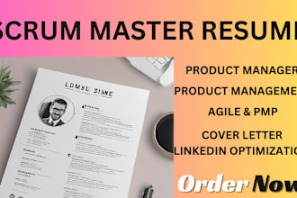 write a scrum master resume and agile resume cover letter linkedin profile