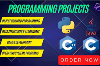 help you with data structures and algorithms in java, cpp, c, python,