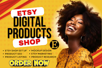 set up etsy digital products etsy shop set up etsy product listing etsy seo