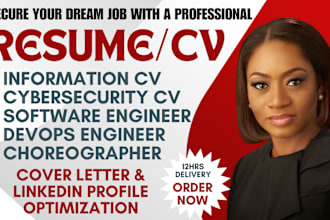 write ats software, cybersecurity, engineer, tech, business resume