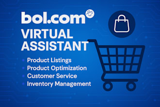 provide virtual assistant team for your bol ecommerce store