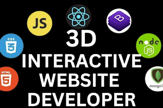 be your professional threejs developer webgl 3d websites interactive 3d web