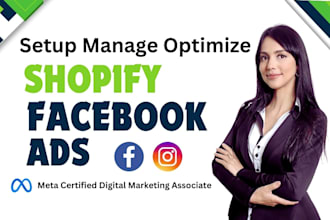 run shopify facebook ads campaign, marketing, advertising, instagram ads manager