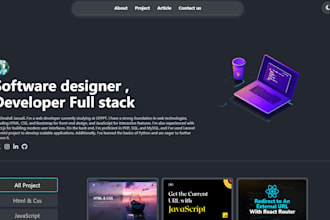 build a custom full stack website with modern features 2024