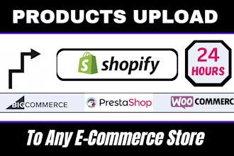 do upload products, add products, and import products to shopify store