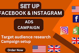 set up facebook ads instagram ads meta ads, marketing expert
