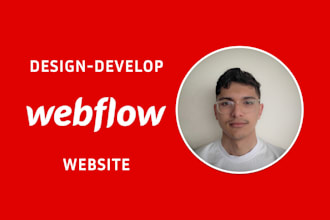 develop a webflow marketing website for your agency