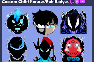 create emotes and badges for you