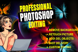 do professional photo manipulation and retouch face