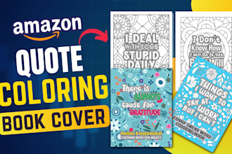 design quotes coloring pages and book covers for kdp