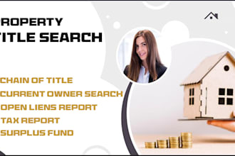 do real estate title search, chain of title reports and surplus funds recovery