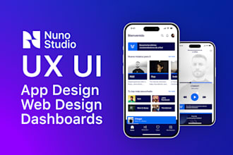 design your website, mobile app or dashboard