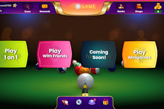 design game UI for your game development