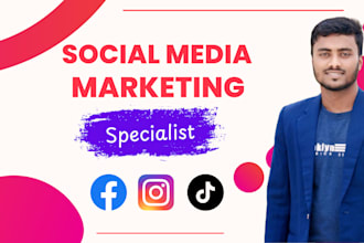 be your social media marketing manager with fb ads, ig ads