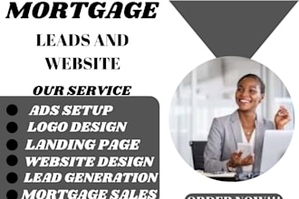 design mortgage website, mortgage calculator mortgage sales funnel website