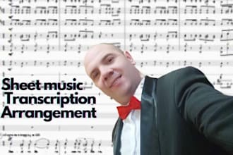 transcribe your favorite song or melody into sheet music